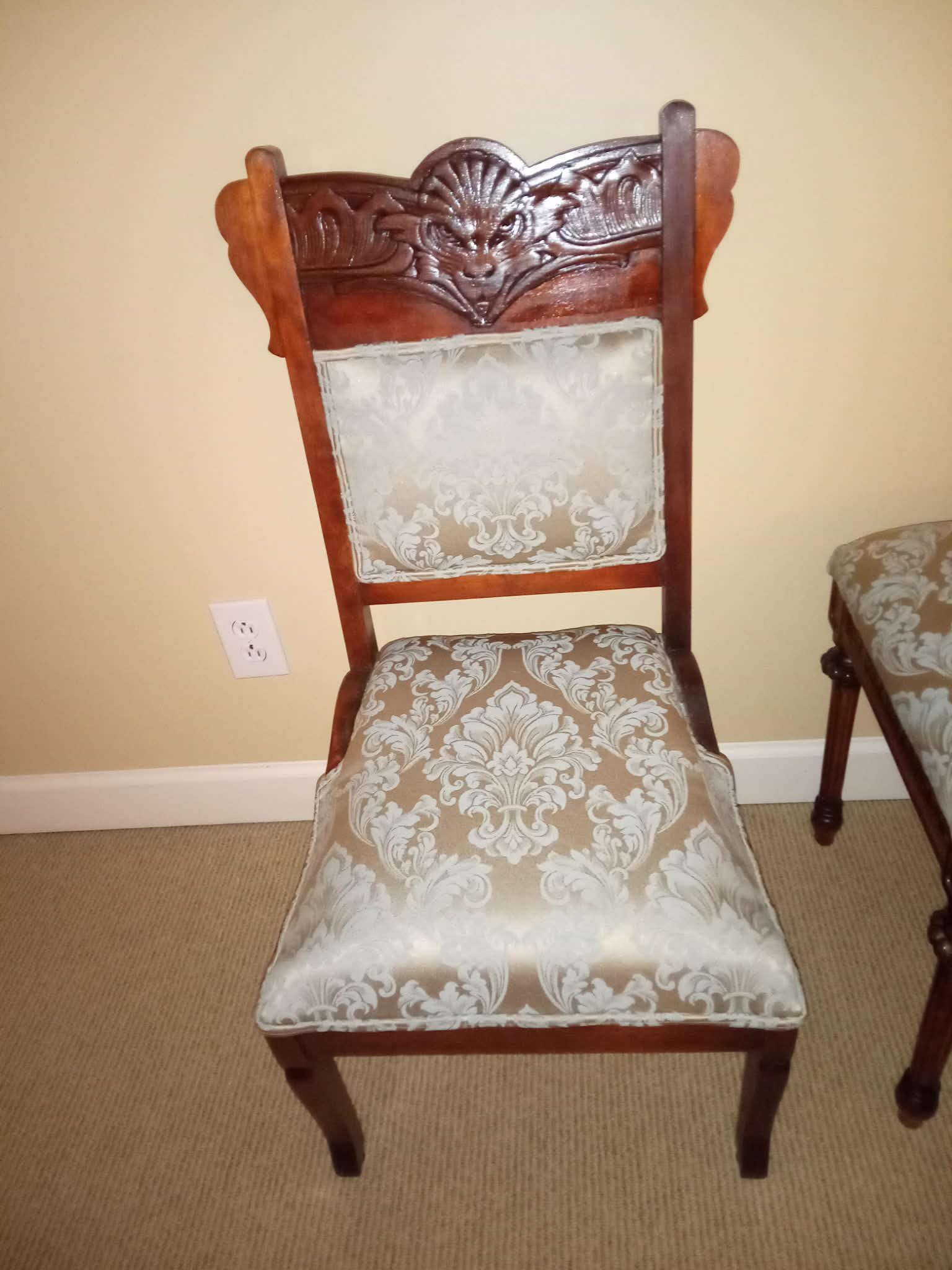 Beautifully restored antique chair